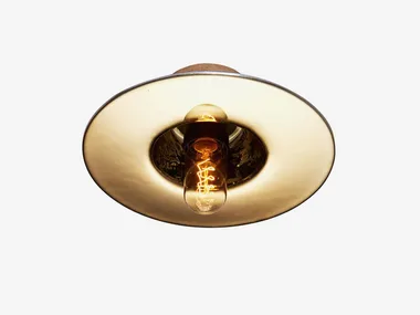 ZENITH / ALVEOLE - Handmade Thermoformed glass ceiling light _ RADAR INTERIOR